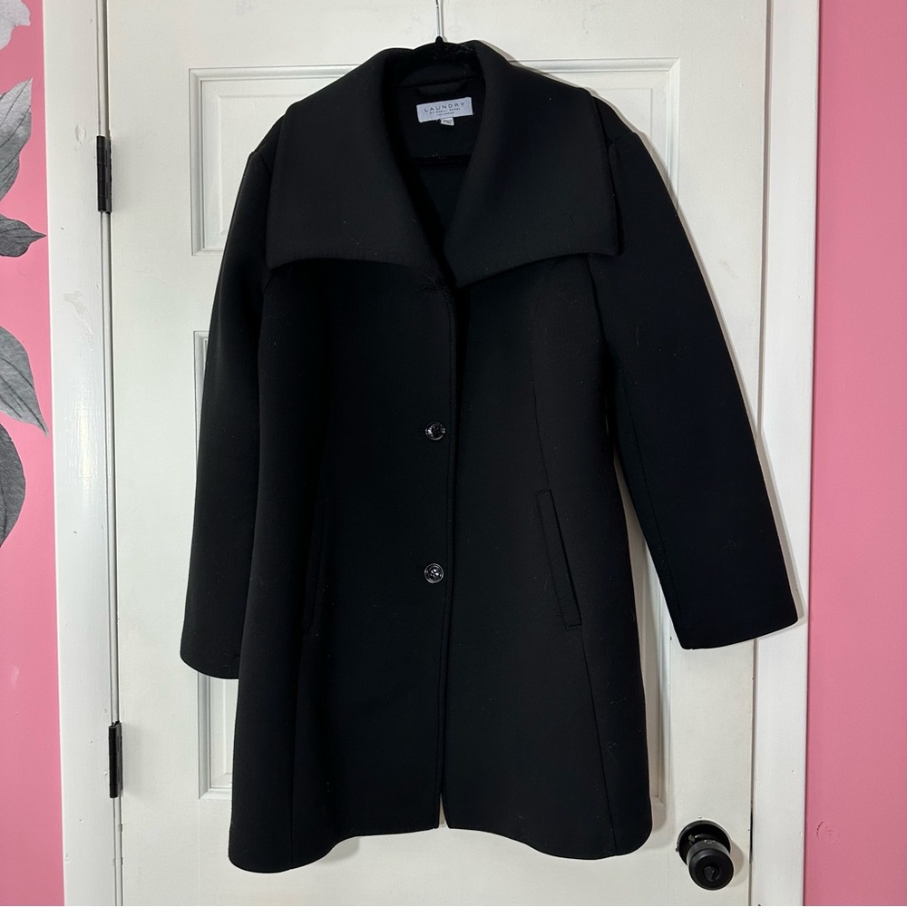 Laundry by Shelli Segal Black Coat